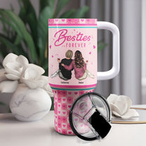 Besties Friends You're My Favourite - Personalized 40oz Tumbler With Straw
