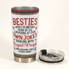 Besties Here&#39;s To Another Year Of Us - Personalized Tumbler Cup