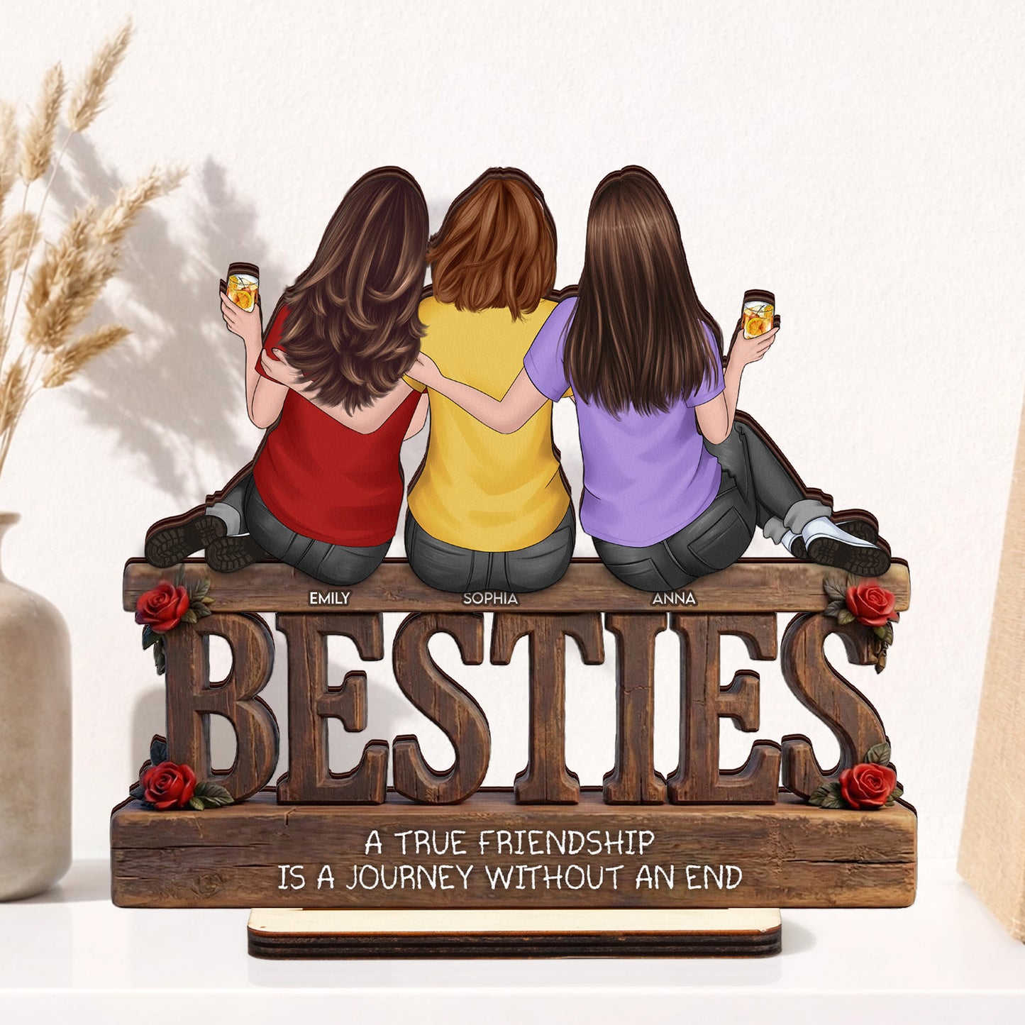 Besties-Forever-Birthday-Thank-You-Gifts-For-Friends,-Besties,-Sisters-Personalized-Wooden-Plaque-1