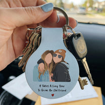 Besties-Forever-Turn-Your-Photo-Into-Faceless-Art-Style-Personalized-Keychain-2