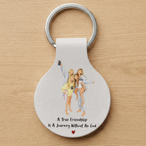 Besties-Forever-Turn-Your-Photo-Into-Faceless-Art-Style-Personalized-Keychain-4