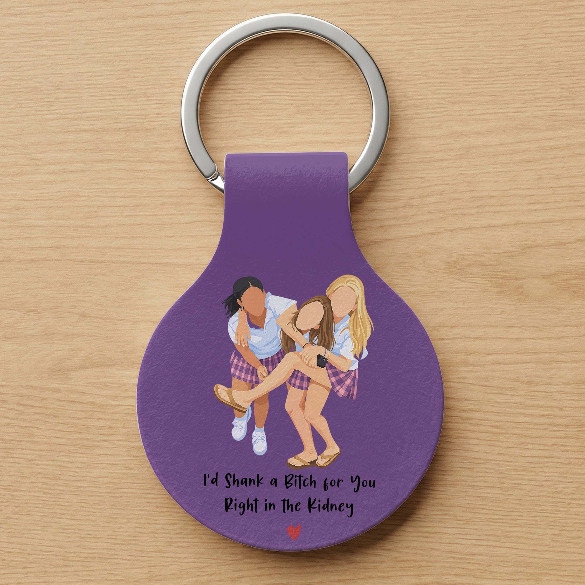 Besties-Forever-Turn-Your-Photo-Into-Faceless-Art-Style-Personalized-Keychain-(5) - Copy
