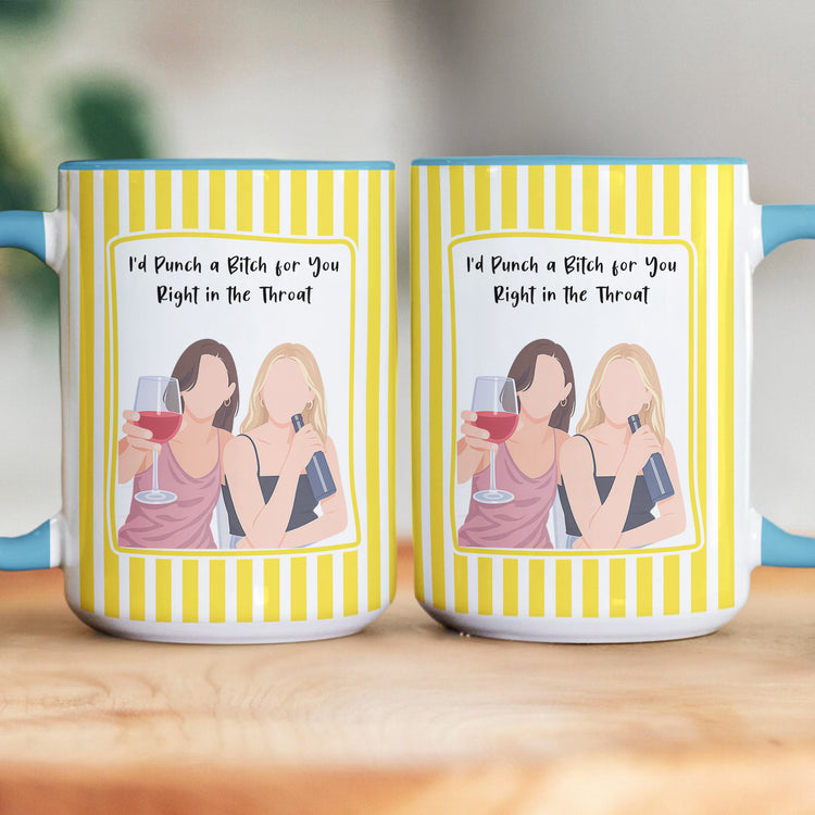 Besties-Forever-Turn-Your-Photo-Into-Faceless-Art-Style-Personalized-Mug-6