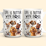 Better With My Dogs - Personalized Mug