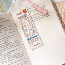 Bible Emergency Numbers - Custom Acrylic Bookmark