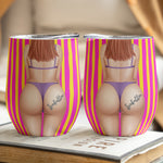 Big B*tt Funny Gift For Girls - Personalized Wine Tumbler