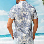 Bigfoot Alien Dragon Dinosaur Wolf Toile De Jouy - Personalized Hawaiian Shirt