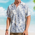 Bigfoot Alien Dragon Dinosaur Wolf Toile De Jouy - Personalized Hawaiian Shirt