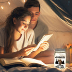 Bigfoot Welcome To Camp Quitcherbitchins Camping - Personalized Mason Jar Light