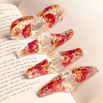 Birth Flower Book Lover - Personalized Resin Book Page Holder