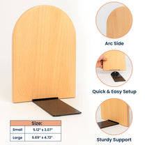 Birth Flower Book Lovers - Custom Wood Book Ends