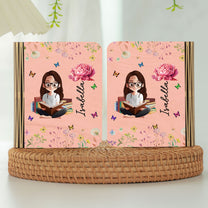 Birth Flower Book Lovers - Personalized Book Lamp