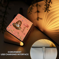 Birth Flower Book Lovers - Personalized Book Lamp