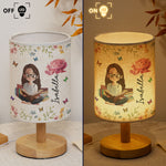 Birth Flower Book Lovers - Personalized Fabric Lamp