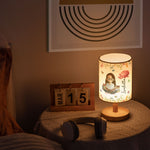 Birth Flower Book Lovers - Personalized Fabric Lamp
