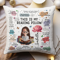 Birth Flower Book Lovers, Books Quotes - Personalized Pillow (Insert Included)