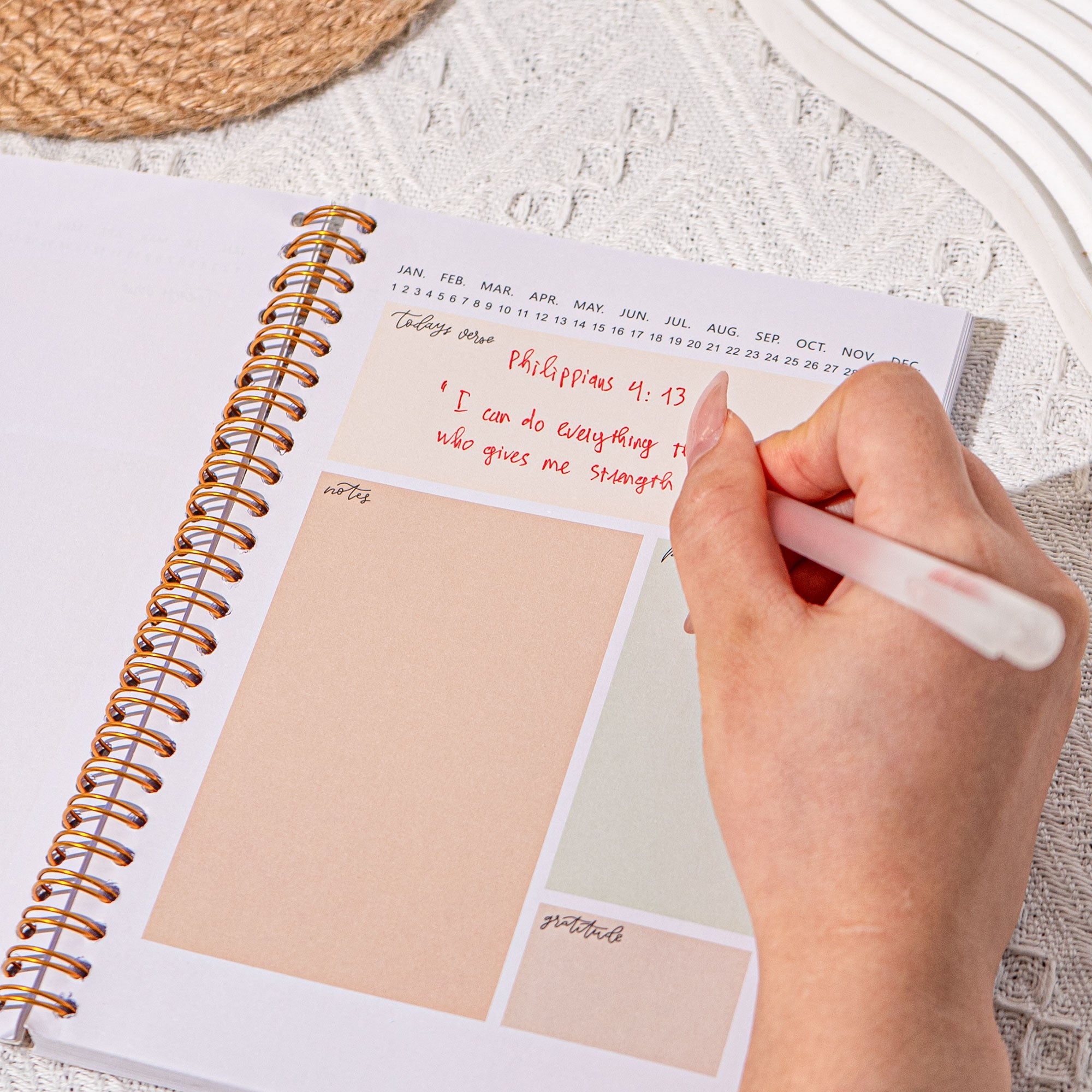 Birth Flower God Says I Am - Personalized Prayer Journal