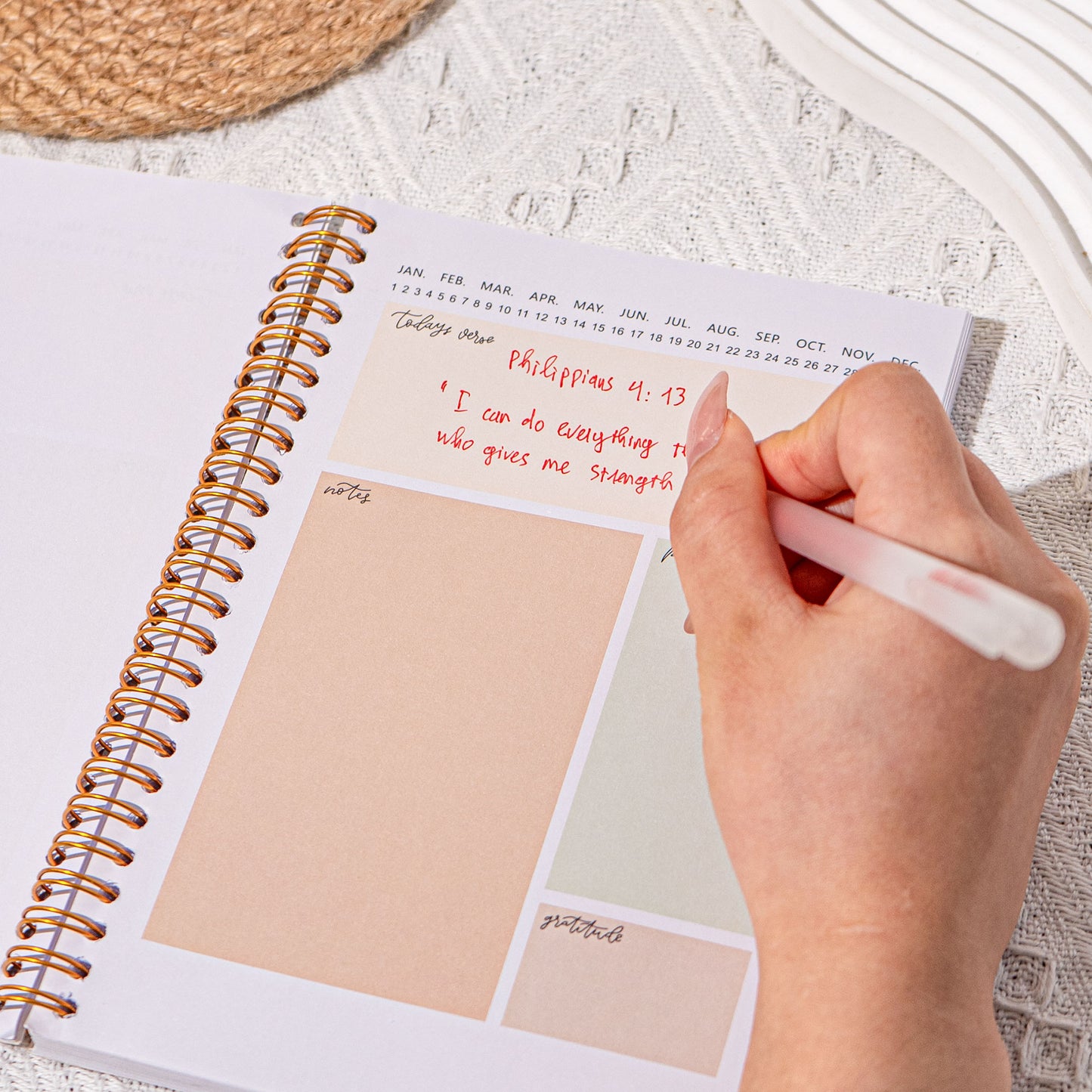 Birth Flower God Says I Am - Personalized Prayer Journal