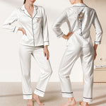 Birth Flower - Personalized Satin Pajama Set