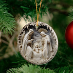 Birth Of Jesus - Ceramic Ornament