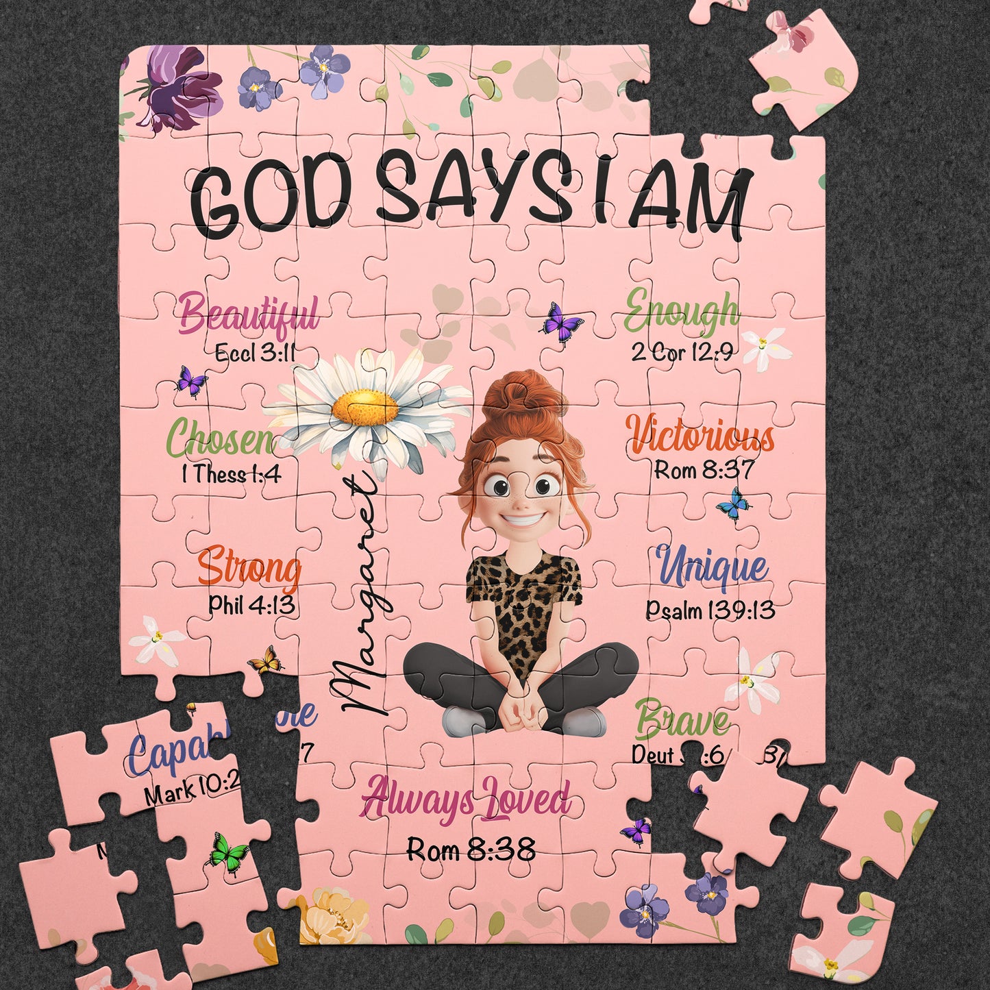 Birth-Flower-God-Says-I-Am-Personalized-Jigsaw-Puzzle-1