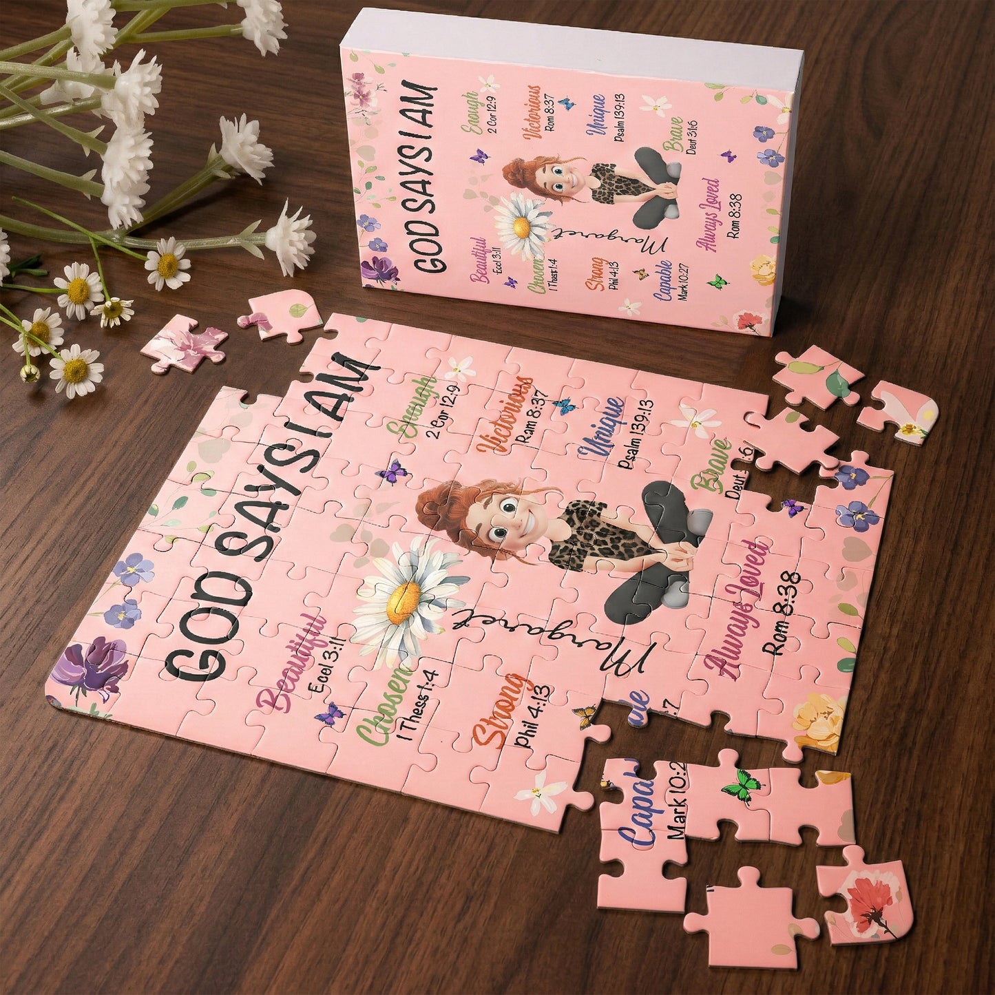 Birth-Flower-God-Says-I-Am-Personalized-Jigsaw-Puzzle-2