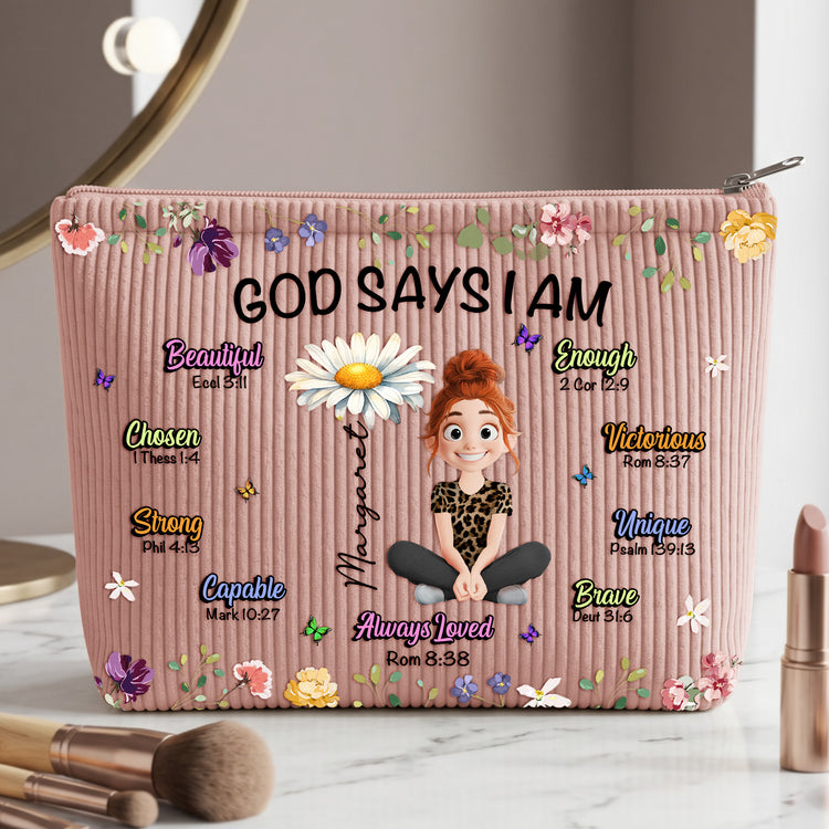 Birth-Flower-God-Says-I-Am-Personalized-Makeup-Bag-2