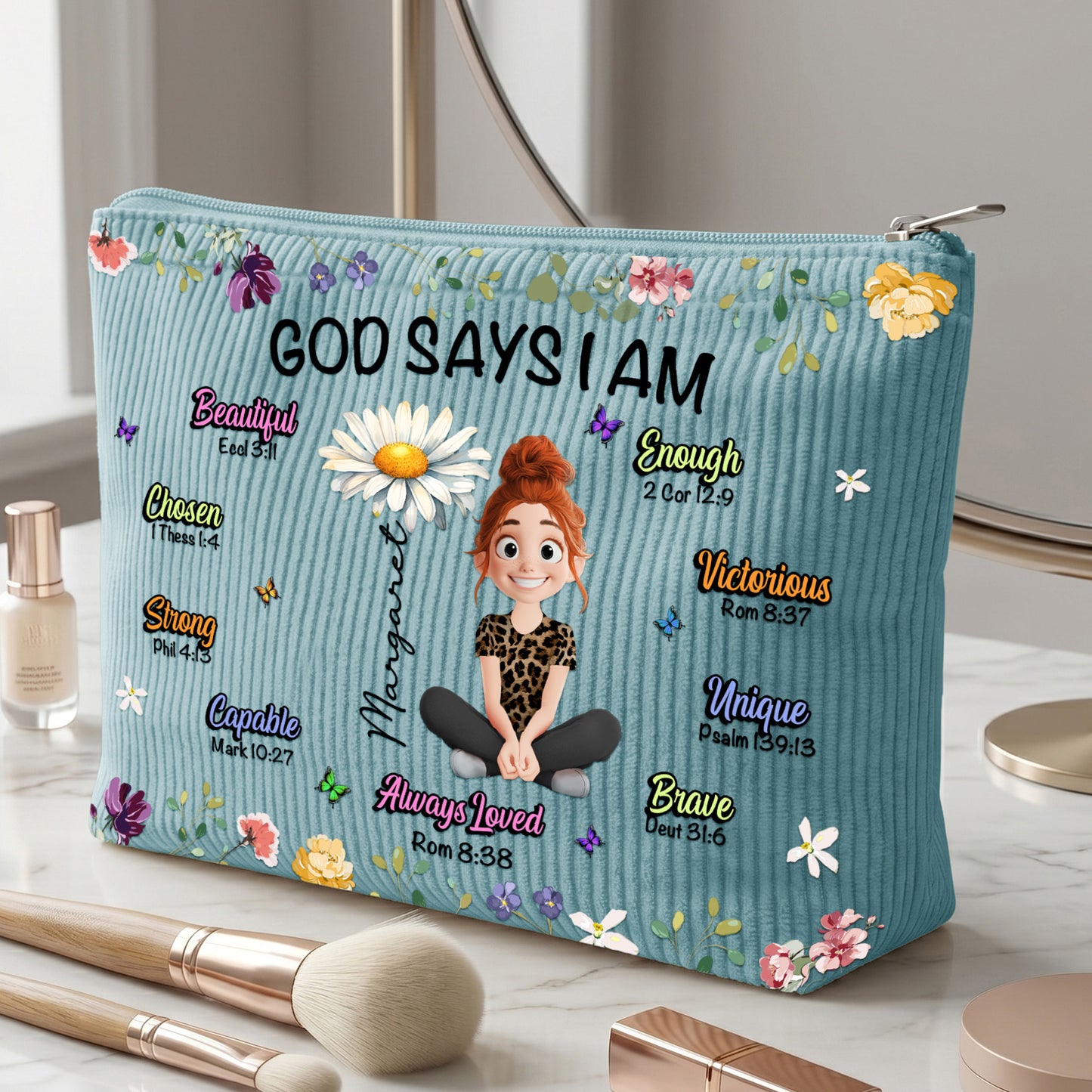 Birth-Flower-God-Says-I-Am-Personalized-Makeup-Bag-5