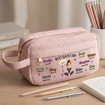 Birth-Flower-God-Says-I-Am-Personalized-Pencil-Case-2