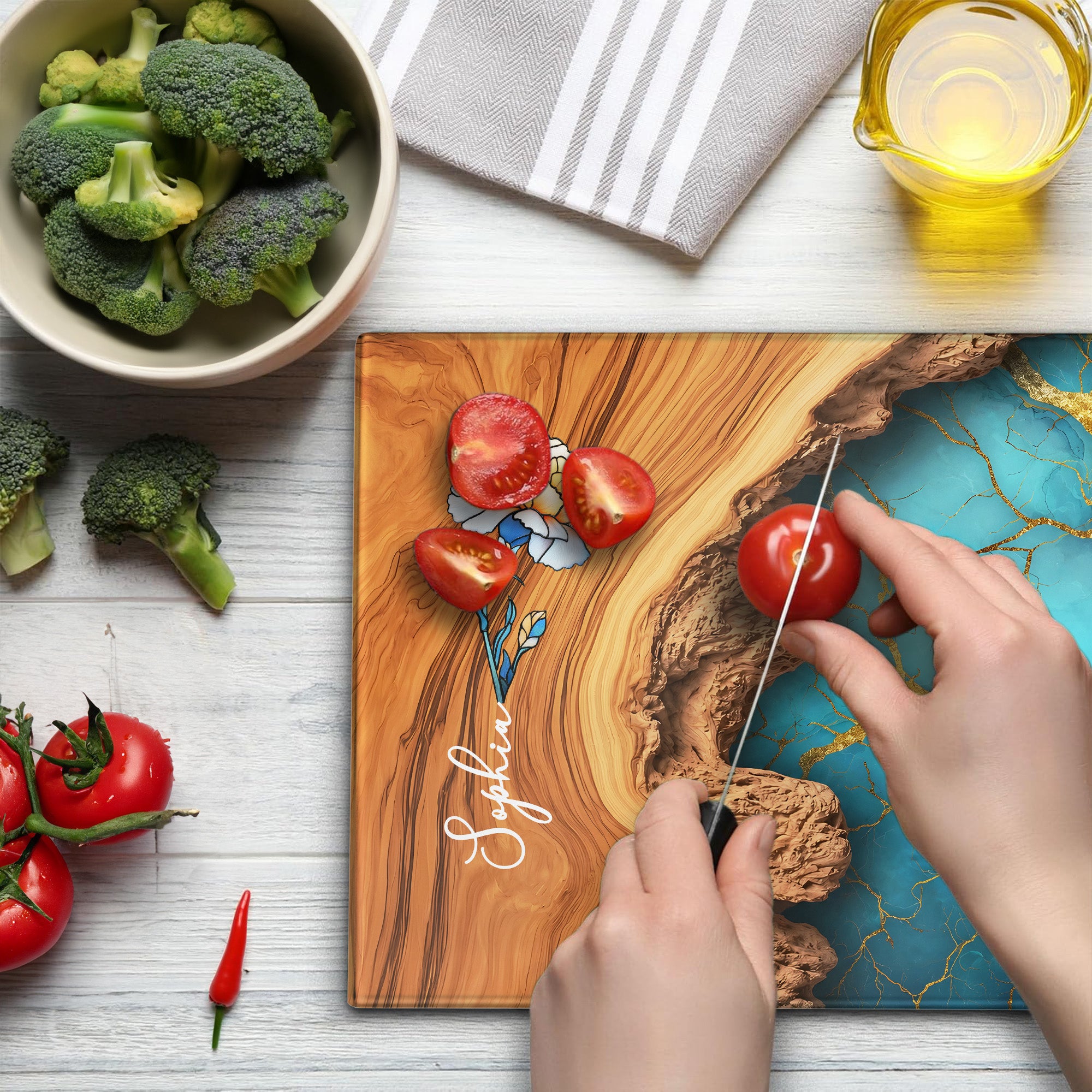 Birth-Flower-Kitchen-Decor-Gift-For-Her-Personalized-Cutting-Board-4