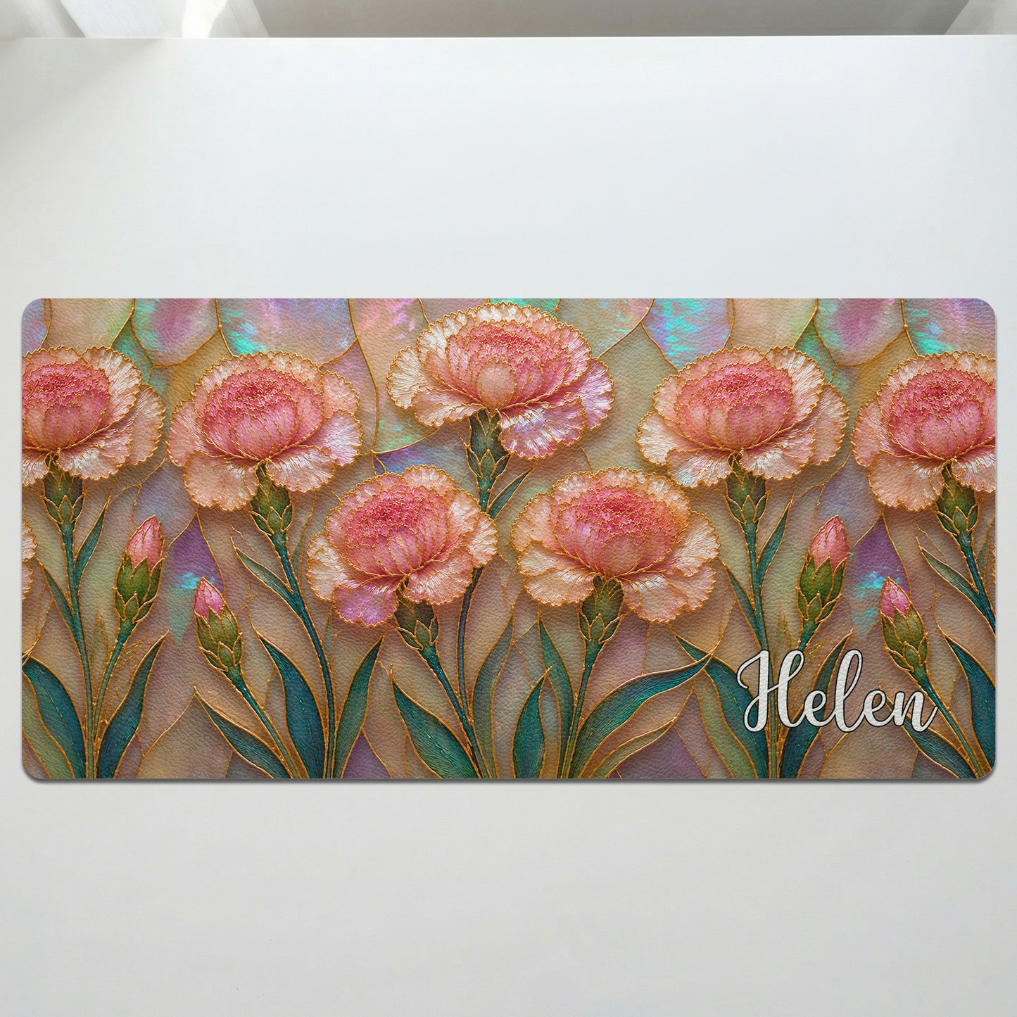 Birth-Flower-Mother-Of-Pearl-Desk-Decor-Gift-For-Friend-Personalized-Desk-Mat-2