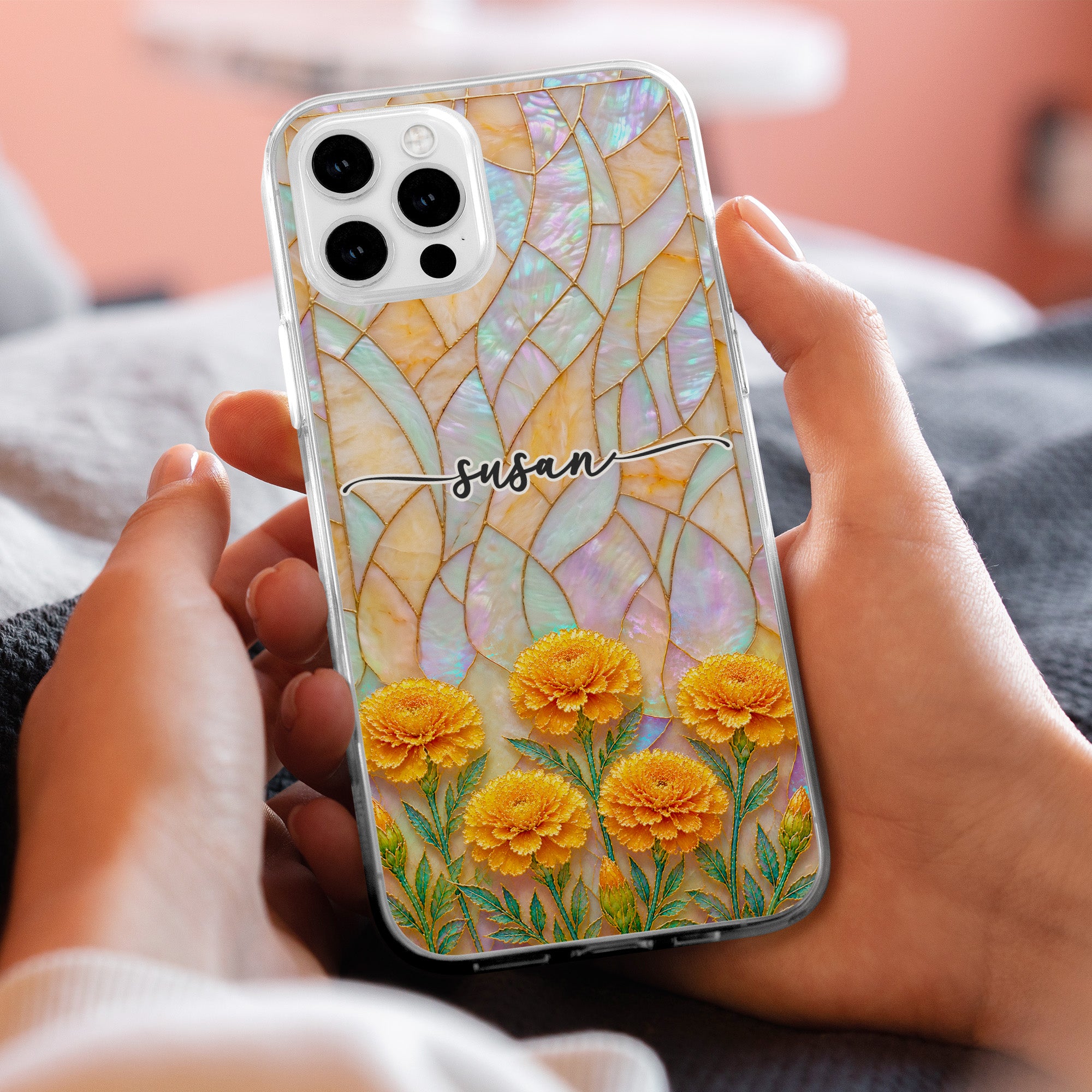 Birth-Flower-Mother-Of-Pearl-Exchange-Gifts-For-Women-Personalized-Phone-Case-2