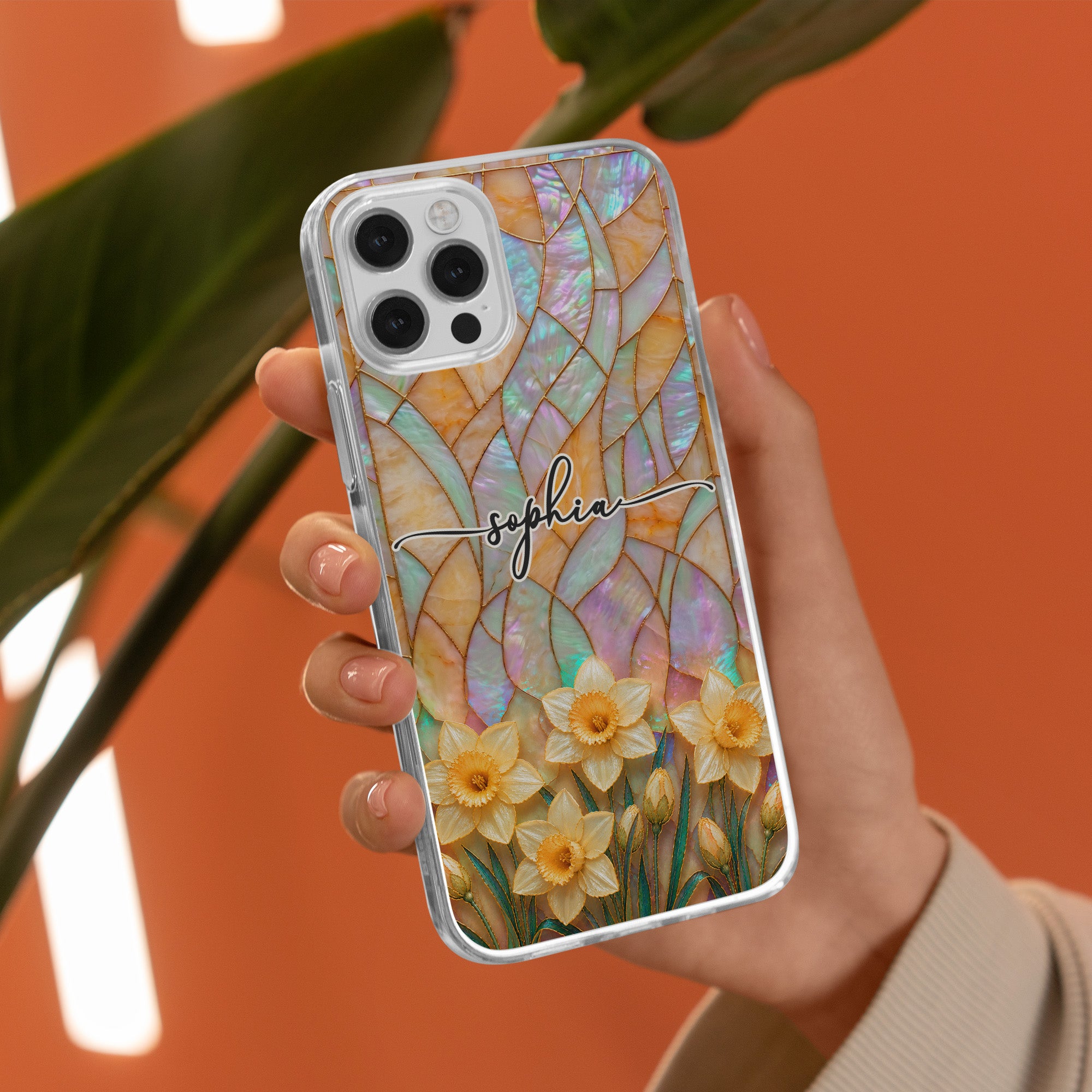 Birth-Flower-Mother-Of-Pearl-Exchange-Gifts-For-Women-Personalized-Phone-Case-3