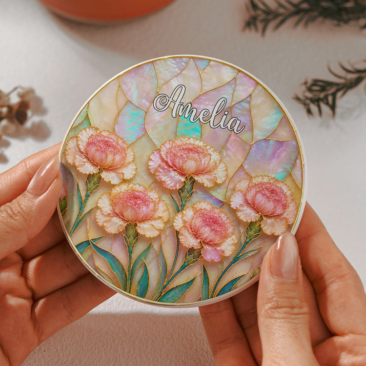 Birth-Flower-Mother-Of-Pearl-Exchange-Gifts-Gag-Gift-For-Women-Personalized-Coaster-6