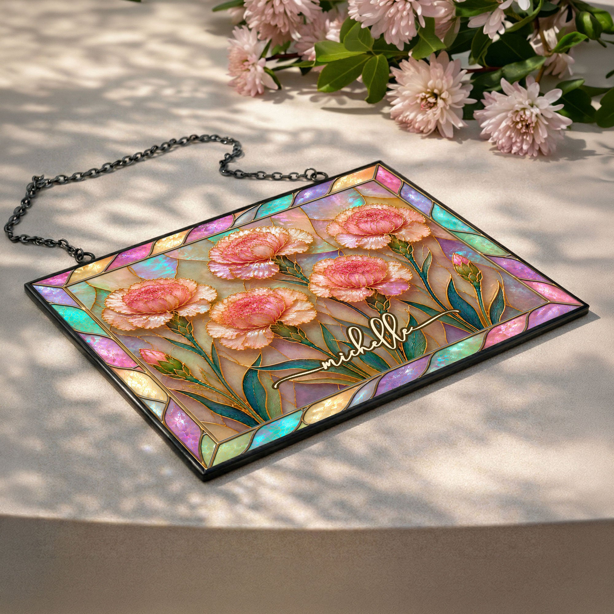 Birth_Flower_Mother_Of_Pearl_Home_Decor_Personalized_Window_Hanging_Suncatcher_4