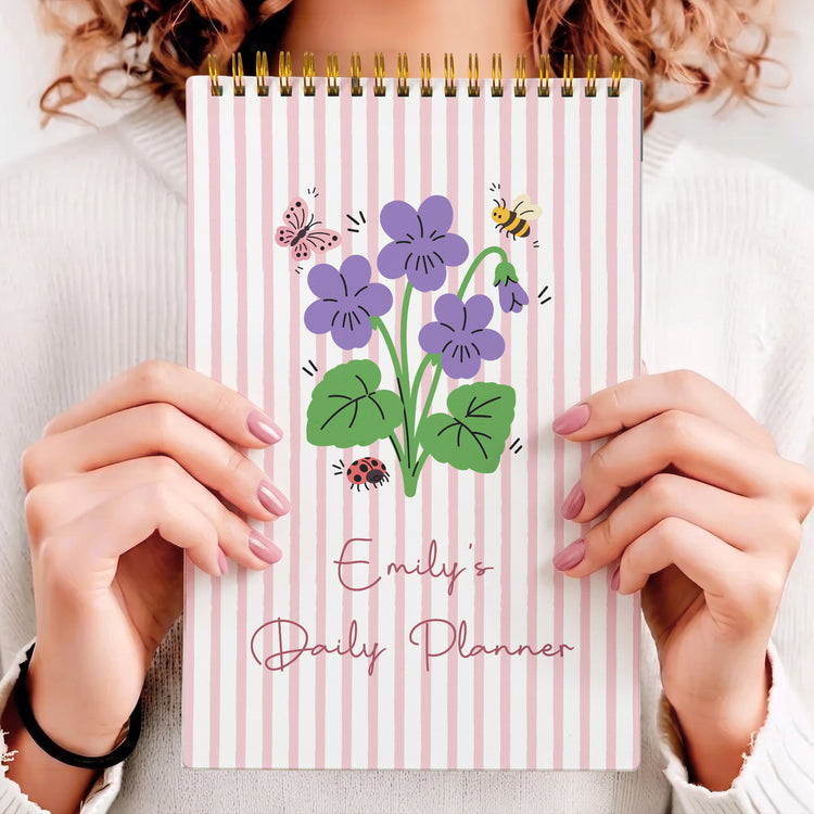 Birth-Month-Flower-Gift-For-Her-Daughter-Friends-Custom-Planner-4