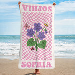 Birth-Month-Flower-Gift-For-Her-Daughter-Friends-Personalized-Beach-Towel-2
