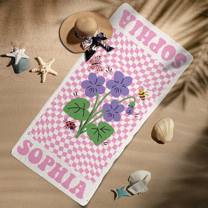 Birth-Month-Flower-Gift-For-Her-Daughter-Friends-Personalized-Beach-Towel-7