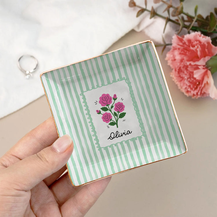 Birth-Month-Flower-Gift-For-Her-Daughter-Friends-Personalized-Jewelry-Dish-3