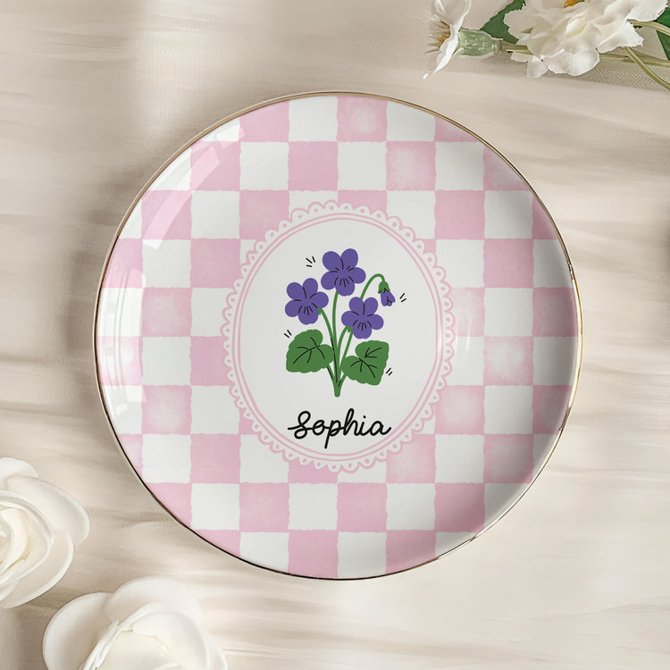 Birth-Month-Flower-Gift-For-Her-Daughter-Friends-Personalized-Jewelry-Dish-4