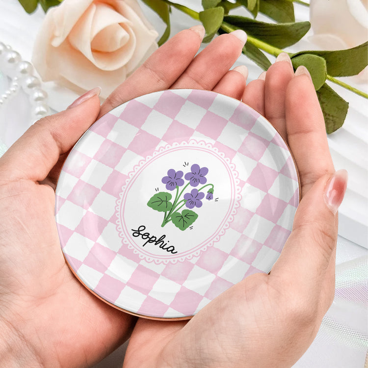 Birth-Month-Flower-Gift-For-Her-Daughter-Friends-Personalized-Jewelry-Dish-5