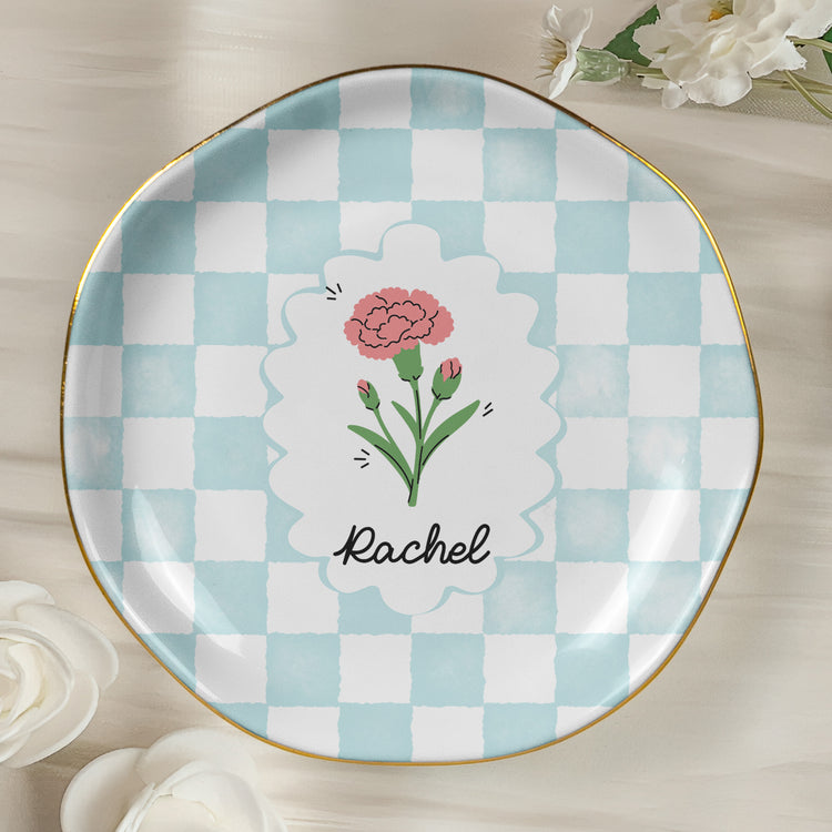 Birth-Month-Flower-Gift-For-Her-Daughter-Friends-Personalized-Jewelry-Dish-6