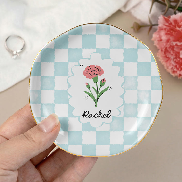 Birth-Month-Flower-Gift-For-Her-Daughter-Friends-Personalized-Jewelry-Dish-7