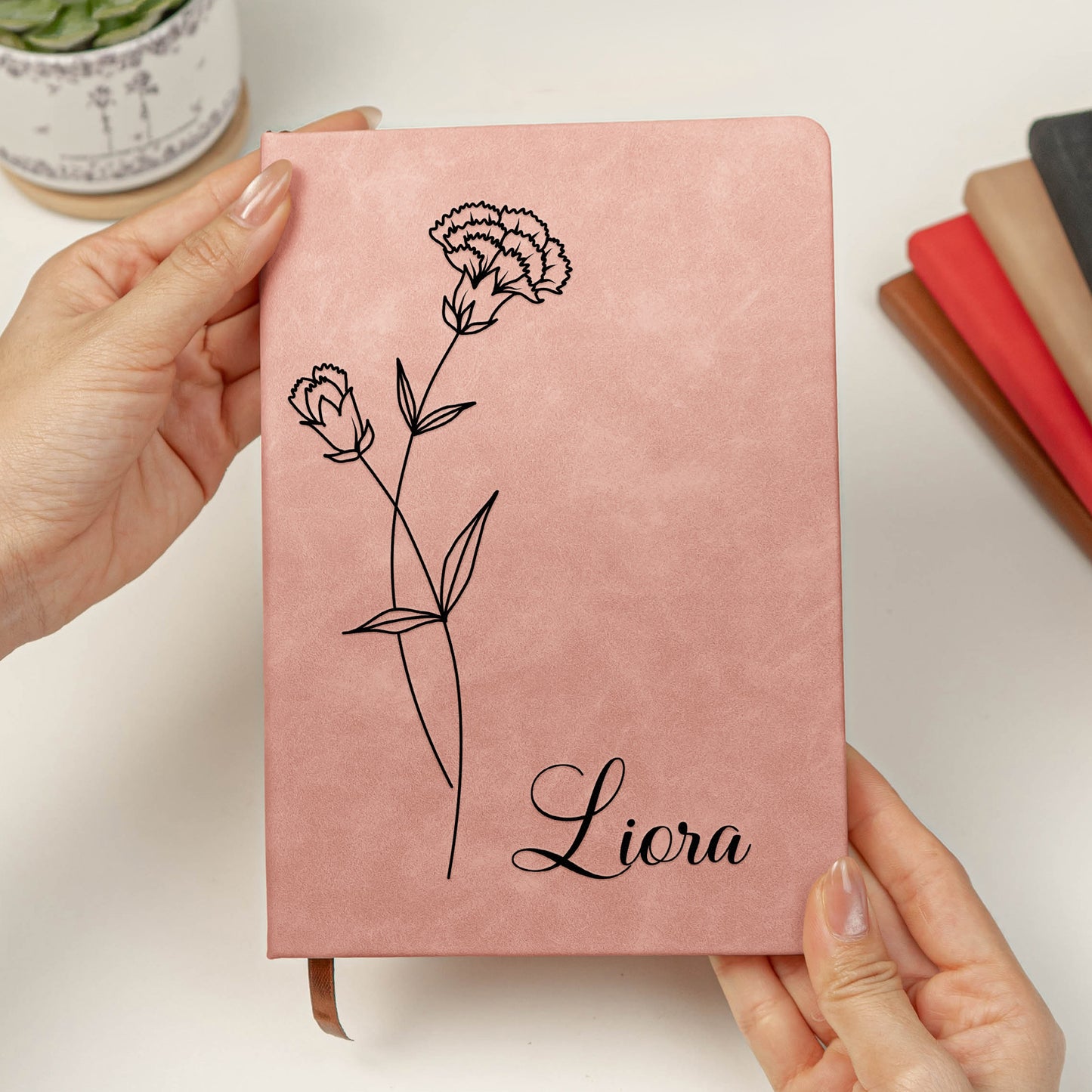 Birth-Month-Flower-Notebook-Custom-Journal-Birthday-Gift-Personalized-Leather-Journal-3