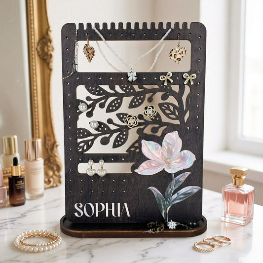 Birth-Month-Flower-Self-Gift,-Gift-For-Daughter,-Friend-Personalized-Wooden-Plaque-1