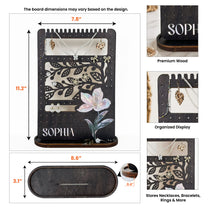 Birth-Month-Flower-Self-Gift,-Gift-For-Daughter,-Friend-Personalized-Wooden-Plaque-4