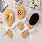Birth-Month-Flower-With-Cute-Cartoon--Personalized-Hair-Brush-1