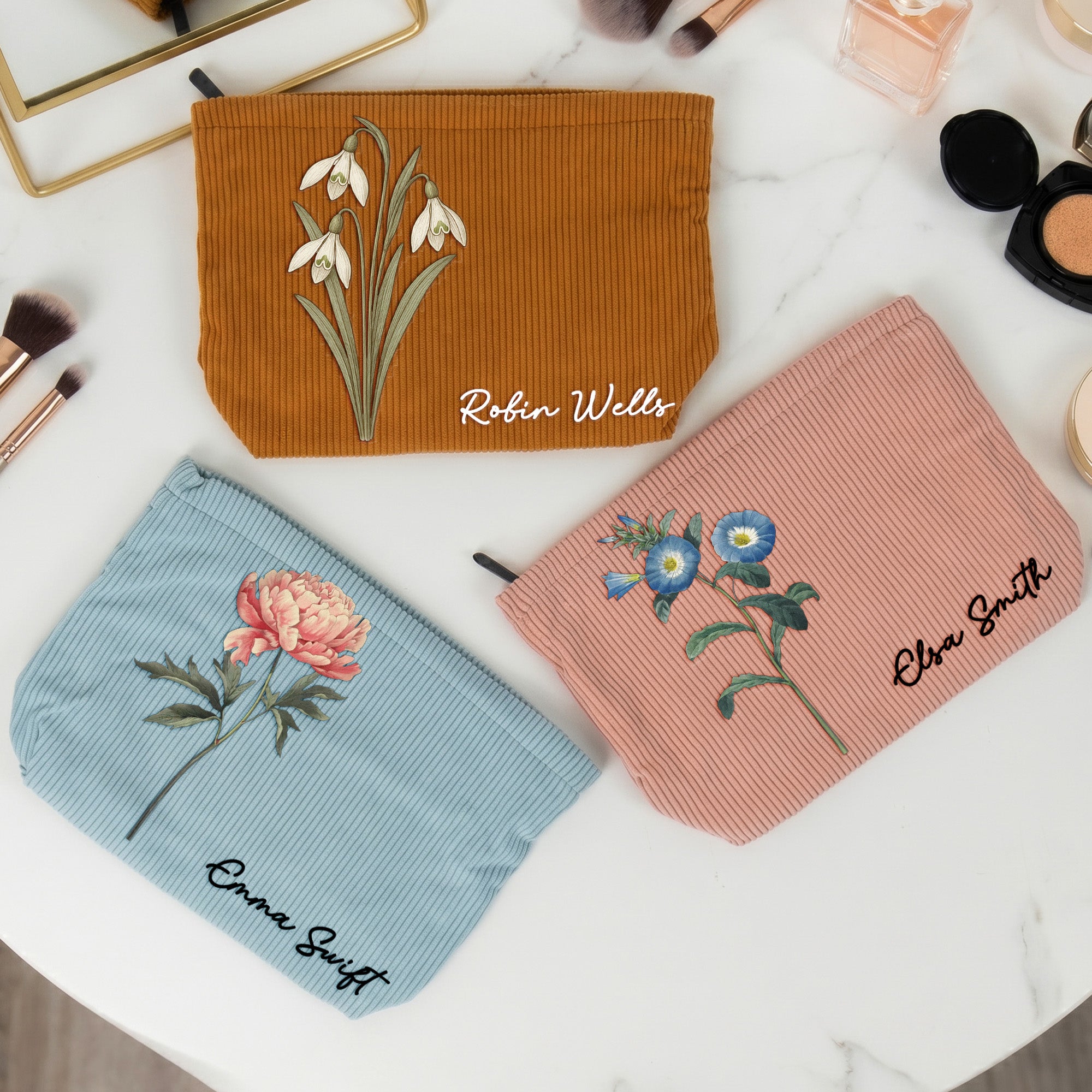 Birth-Month-Flower-With-Name-Personalized-Makeup-Bag-4