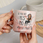 Birthday Gifts For Women, Friends, Mom - Turning Custom Age - Personalized Marble Mug