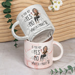 Birthday Gifts For Women, Friends, Mom - Turning Custom Age - Personalized Marble Mug